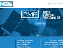 Tablet Screenshot of digitalmusicpool.com